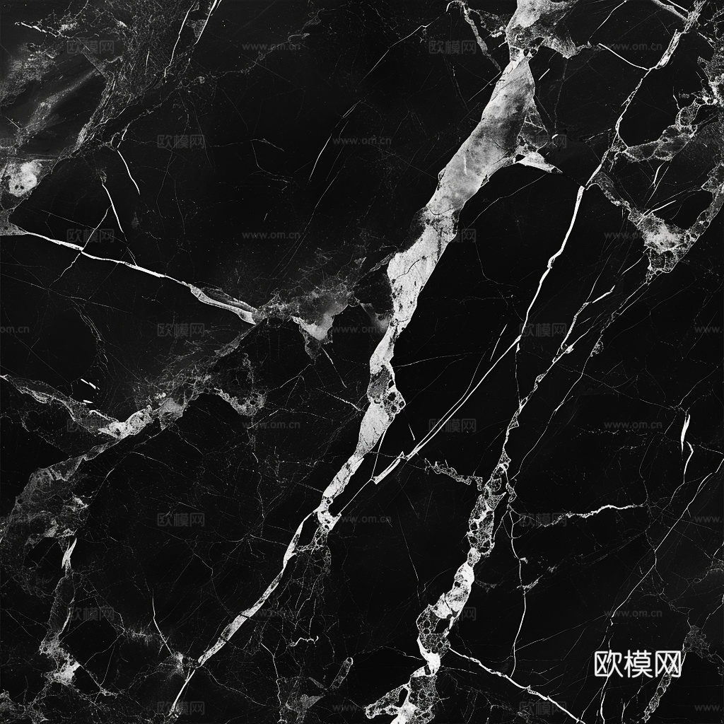 黑白根奢石_大理石_微晶石_超晶石_岩板_瓷砖贴图
