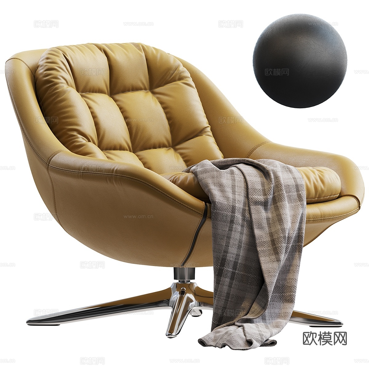 Kendall 椅子 by MINOTTI3d模型
