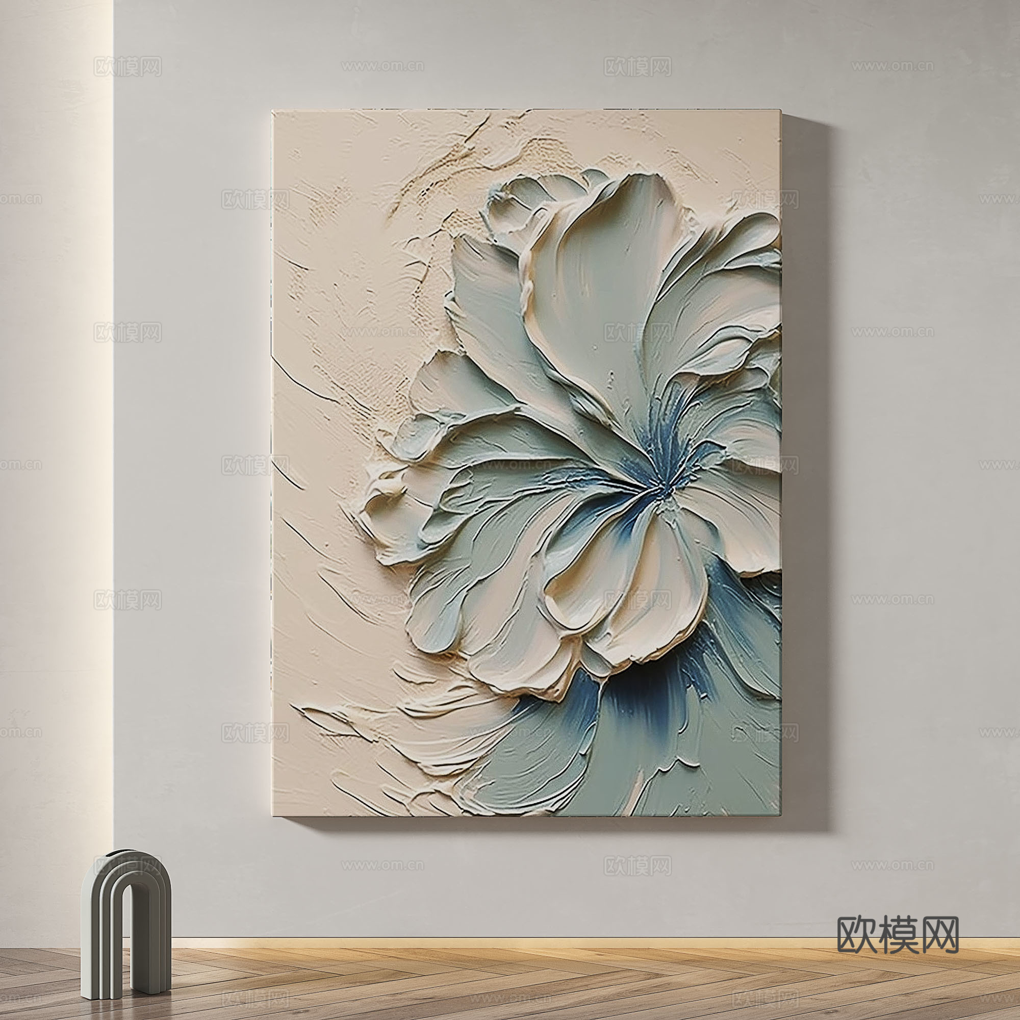 现代，轻奢，侘寂，肌理，奶油风，简约，抽象，立体，装饰画3d模型