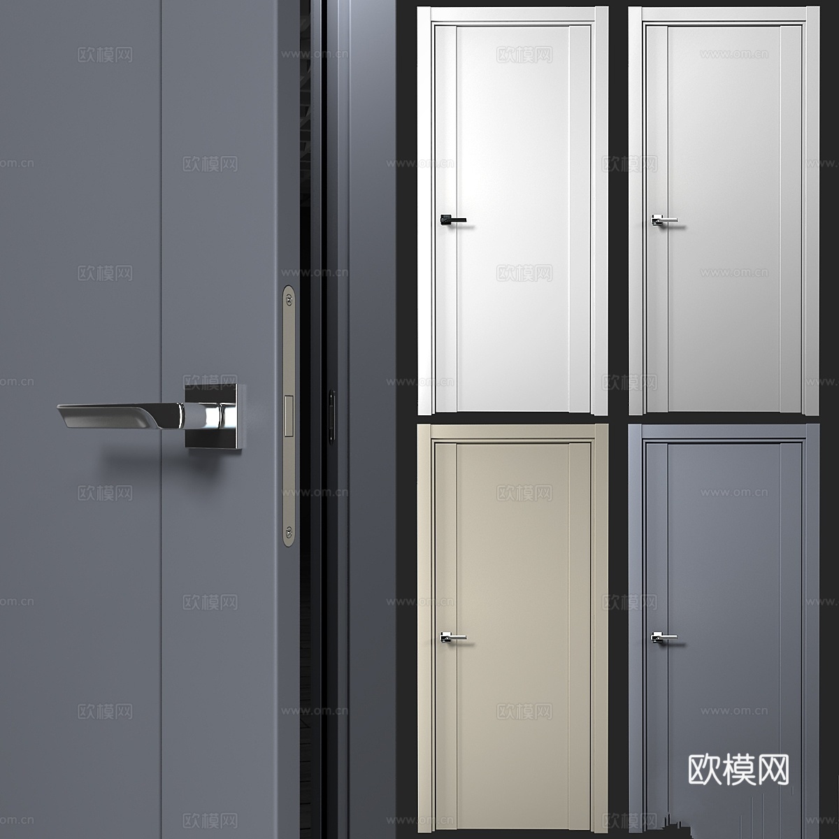室内门 AurumDoors Cobalt 23d模型