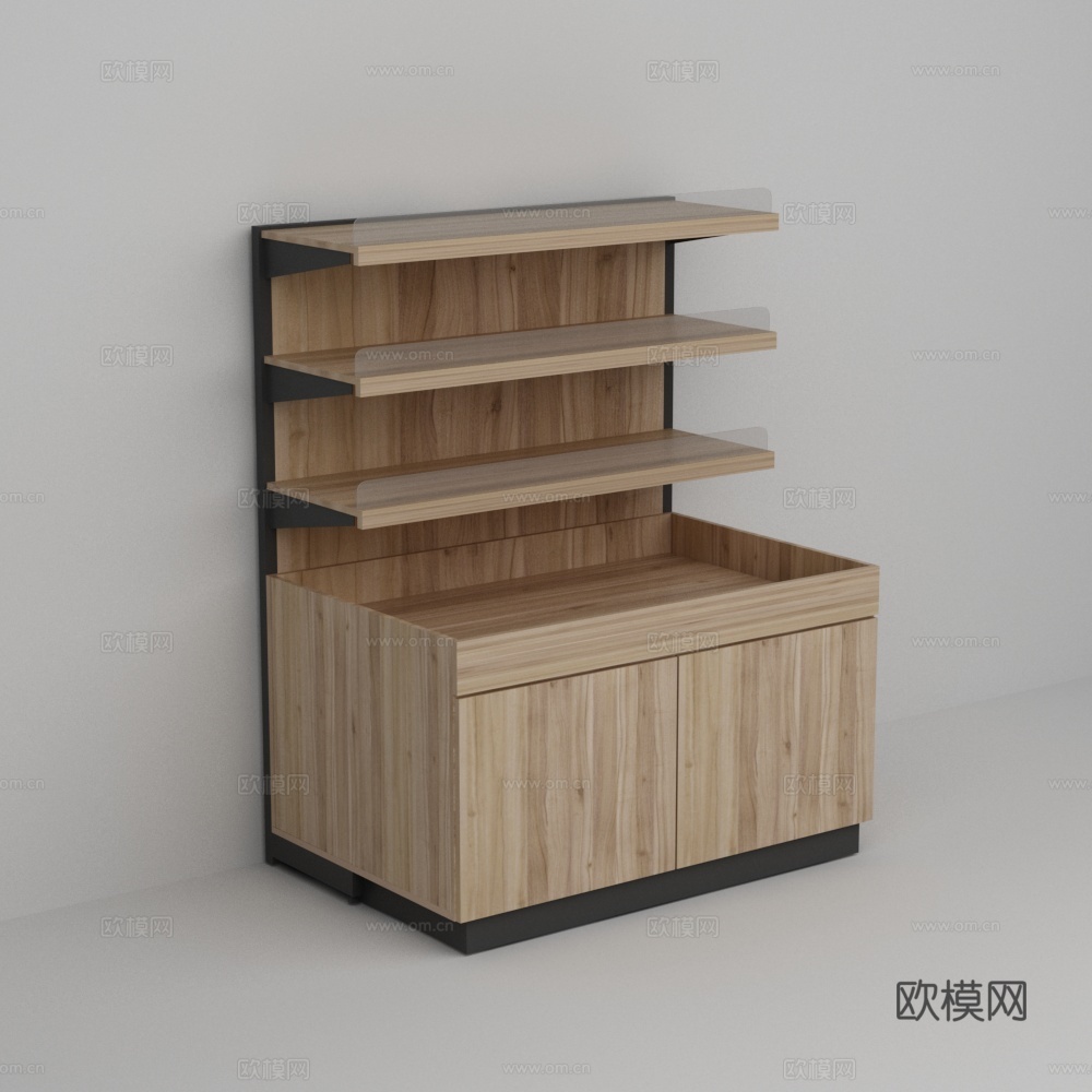 超市鸡蛋展示货架3d模型