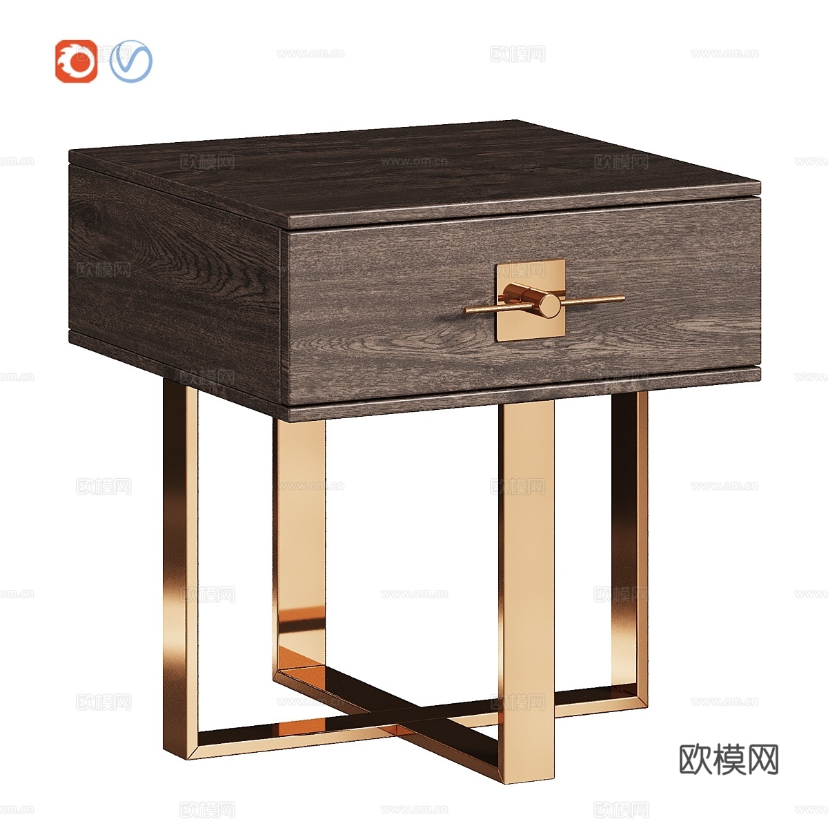 大阪Kare床头柜3d模型