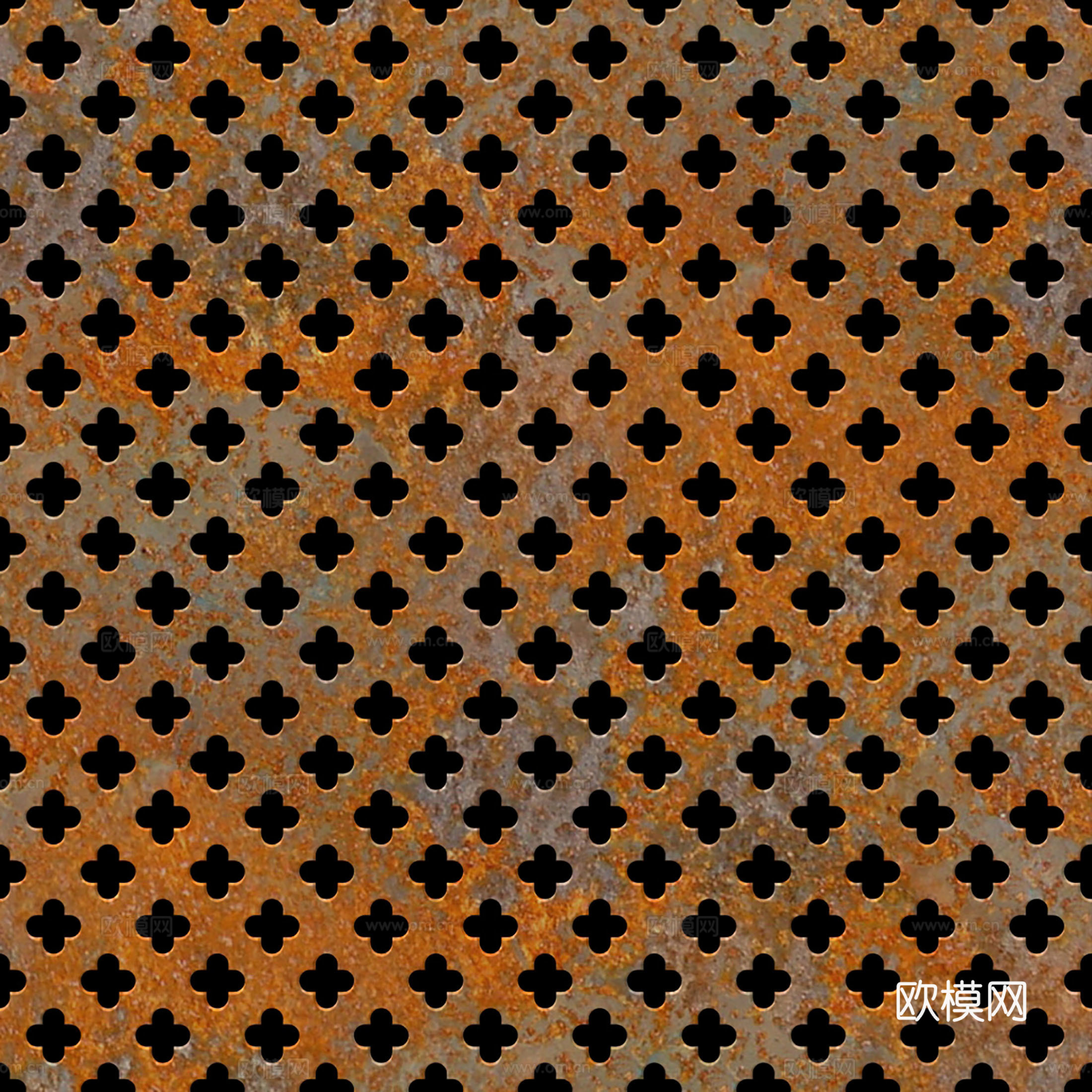 穿孔金属板 铁锈生锈金属板下载