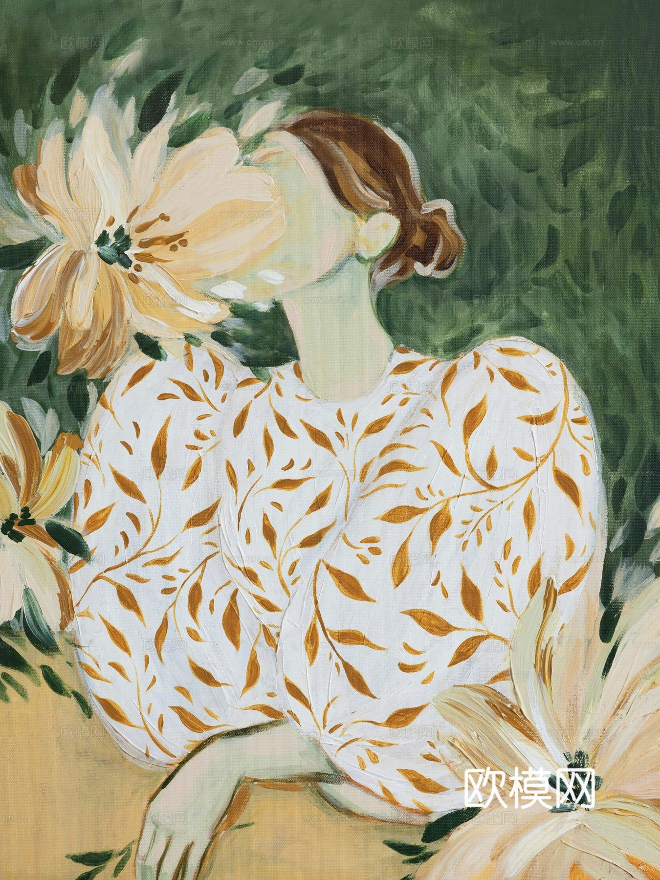 中古风挂画 简约挂画 艺术挂画 彩色挂画