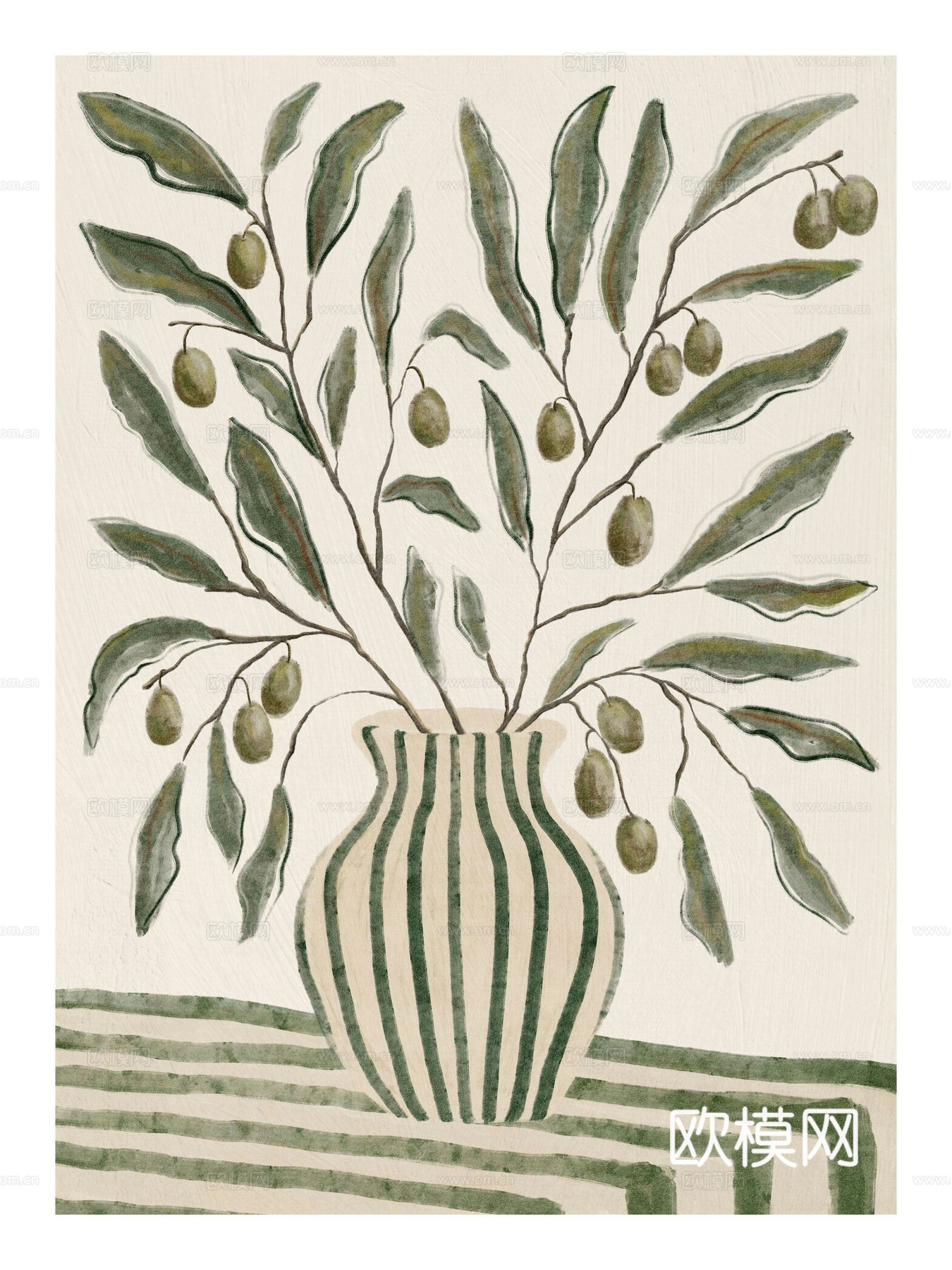 中古风挂画 简约挂画 艺术挂画 彩色挂画