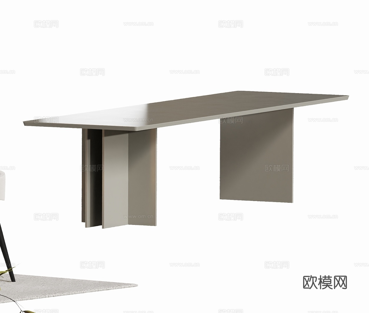 现代餐桌椅组合su模型