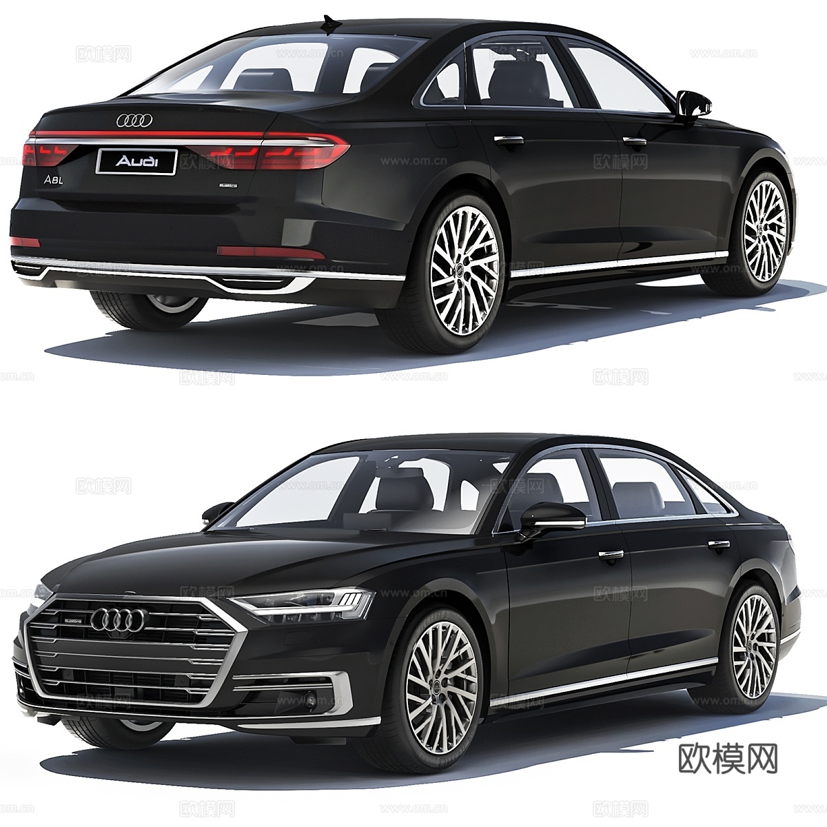奥迪A8L 20183d模型