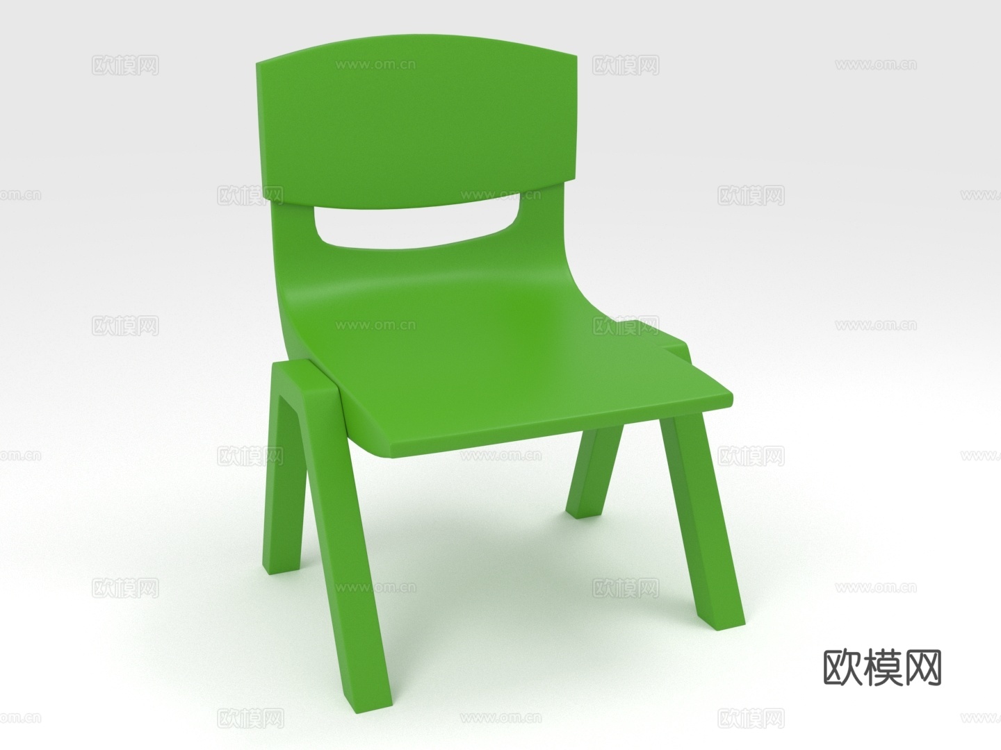 儿童椅 塑料椅 课桌椅 椅子3d模型