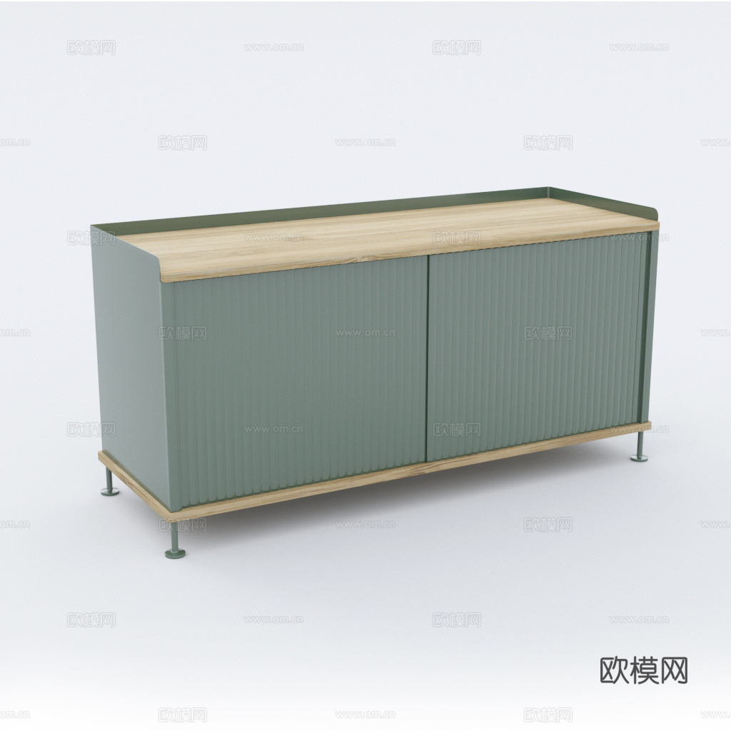 北欧边柜 餐边柜 玄关柜3d模型