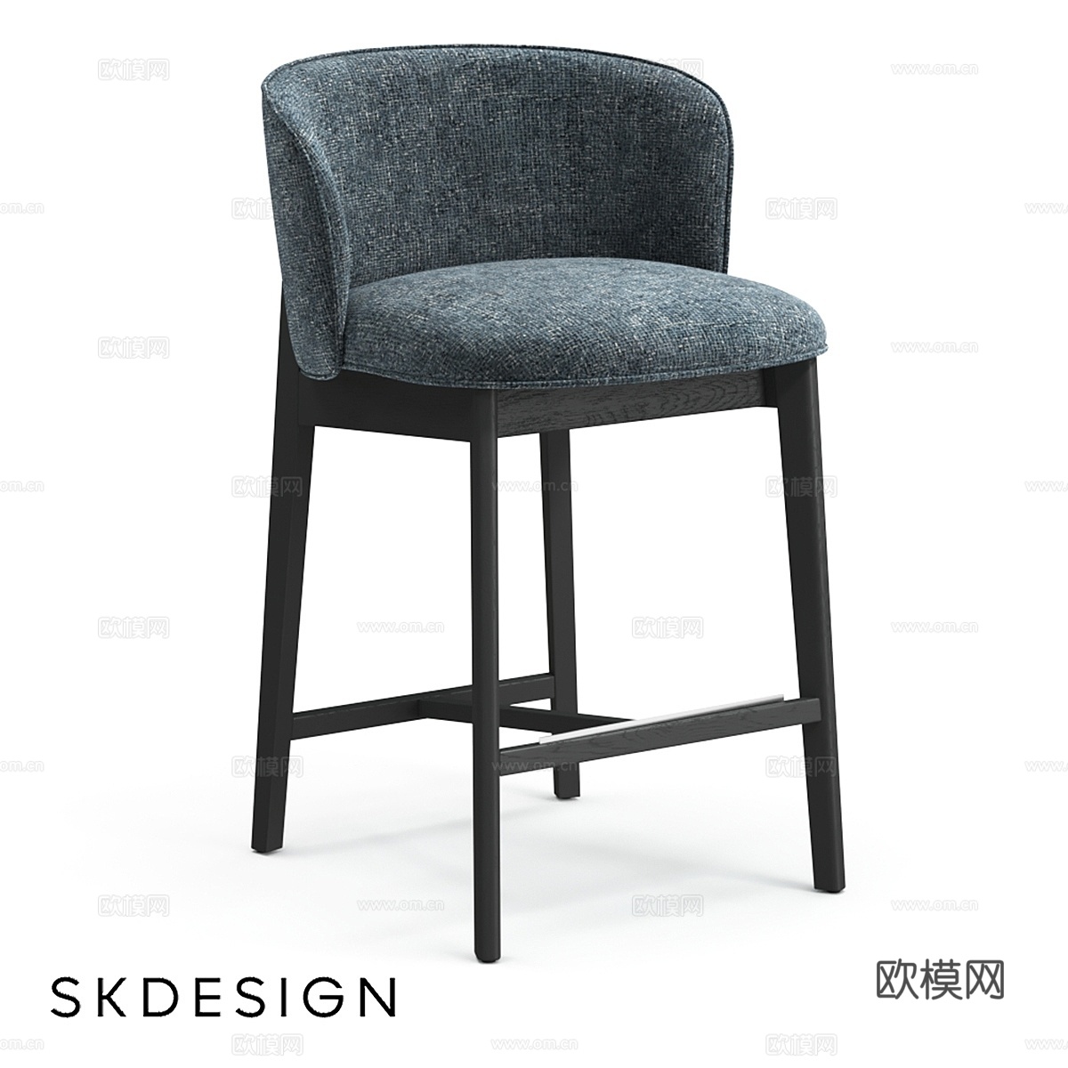 半吧台凳 Hans3d模型