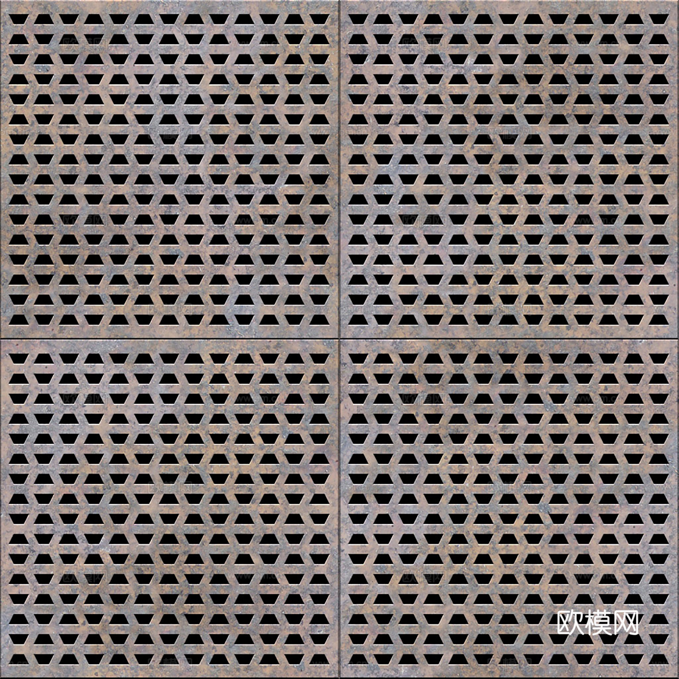 穿孔金属板 铁锈生锈金属板下载