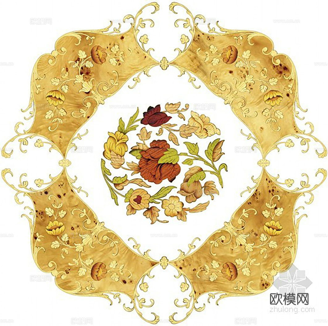 复古花朵 花纹