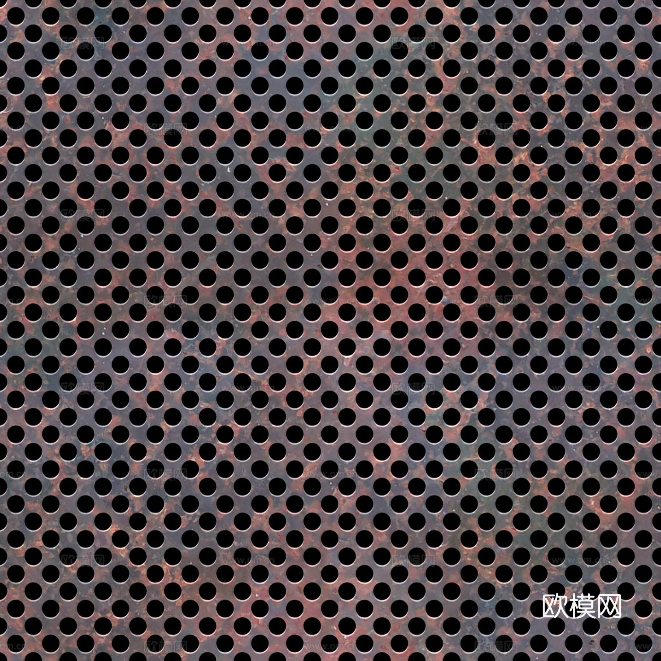 穿孔金属板 铁锈生锈金属板下载