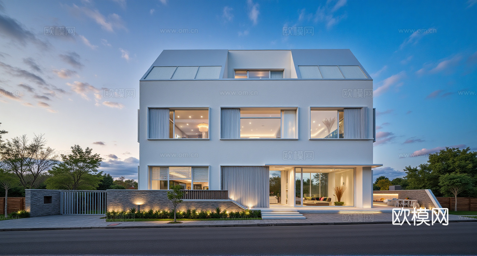 自建房su模型