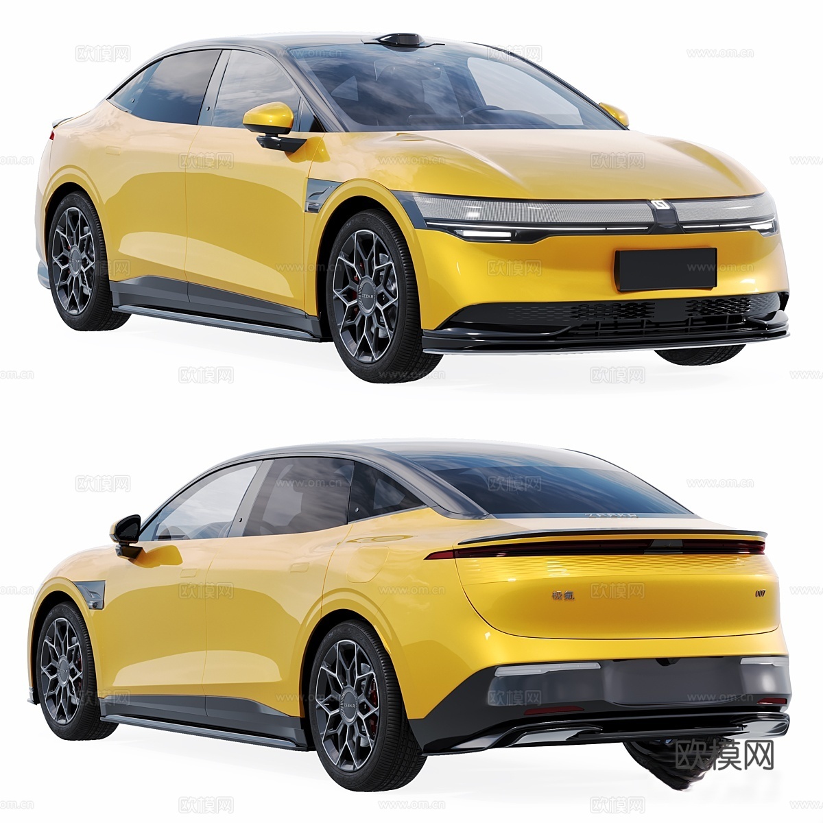 Zeekr 007 性能3d模型