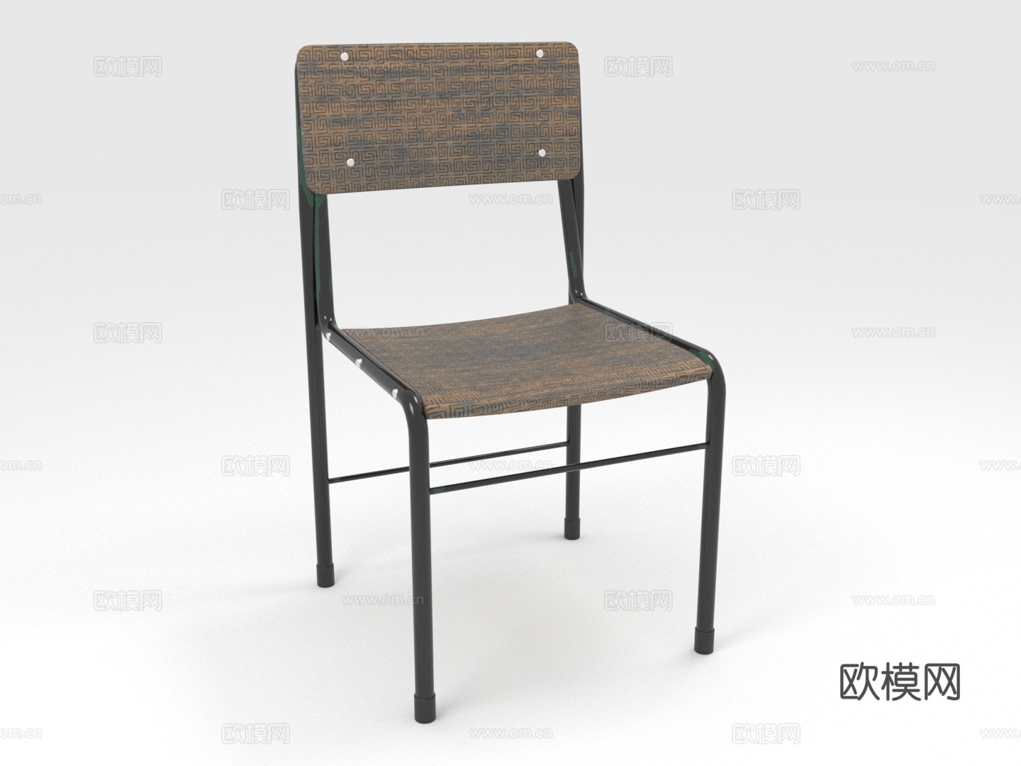 靠背椅 椅子 座椅3d模型