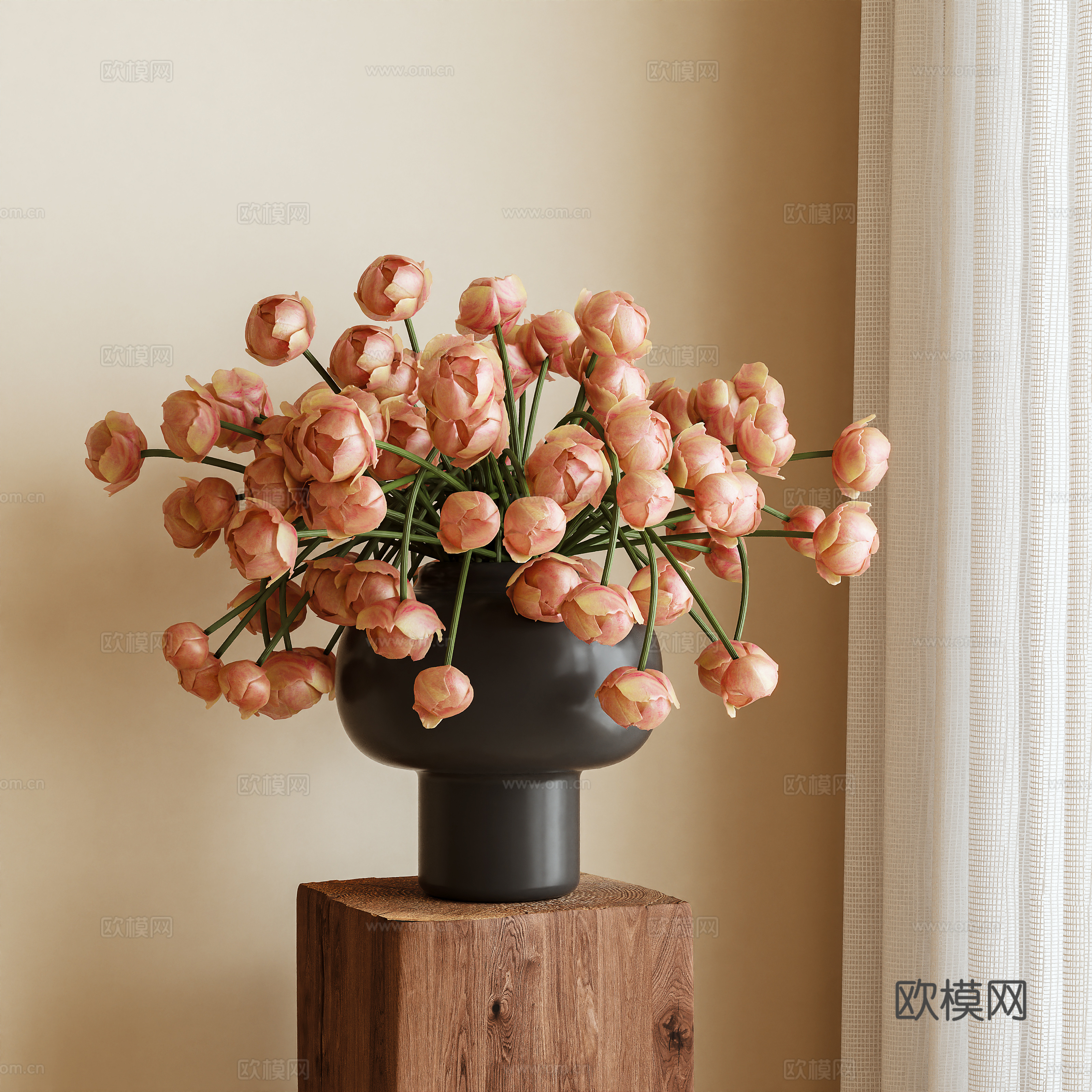 花卉 插花 摆件3d模型