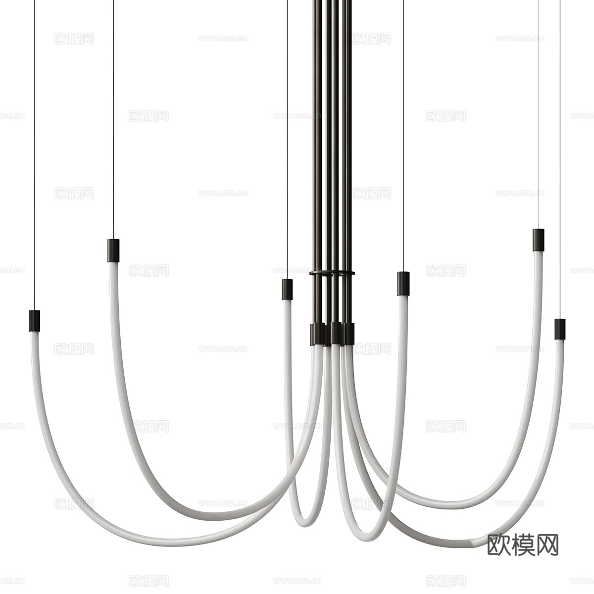 田园香气 Cram 吊灯3d模型