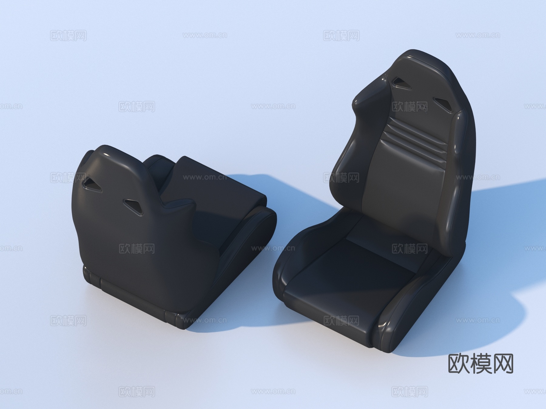 车坐椅 五金件3d模型