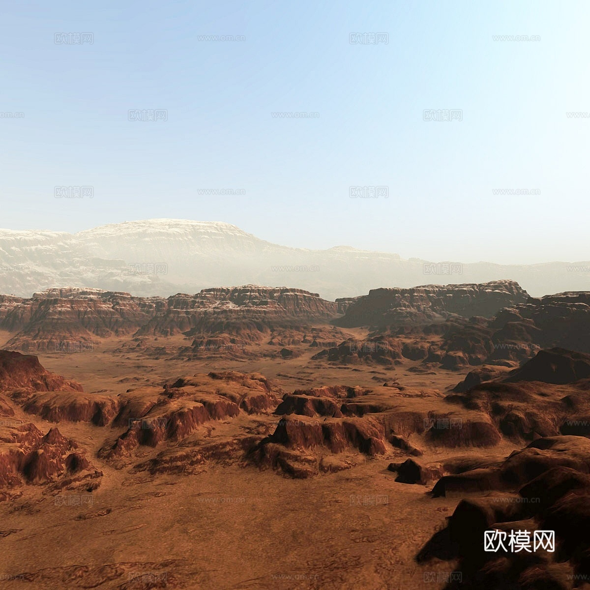 峡谷地带 N123d模型