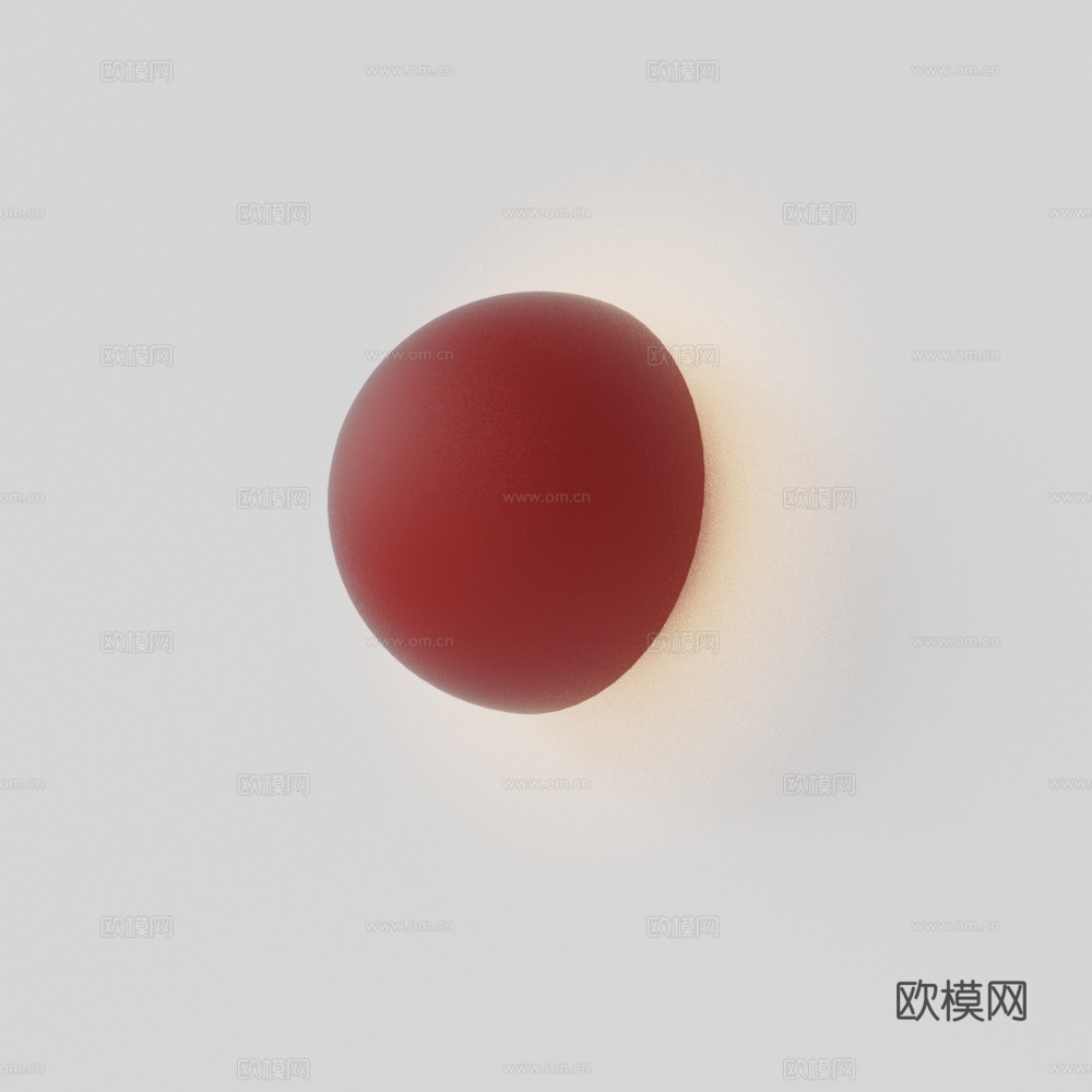 客厅壁灯北欧极简圆球玻璃背景墙灯卫生间球形卧室床头灯su模型