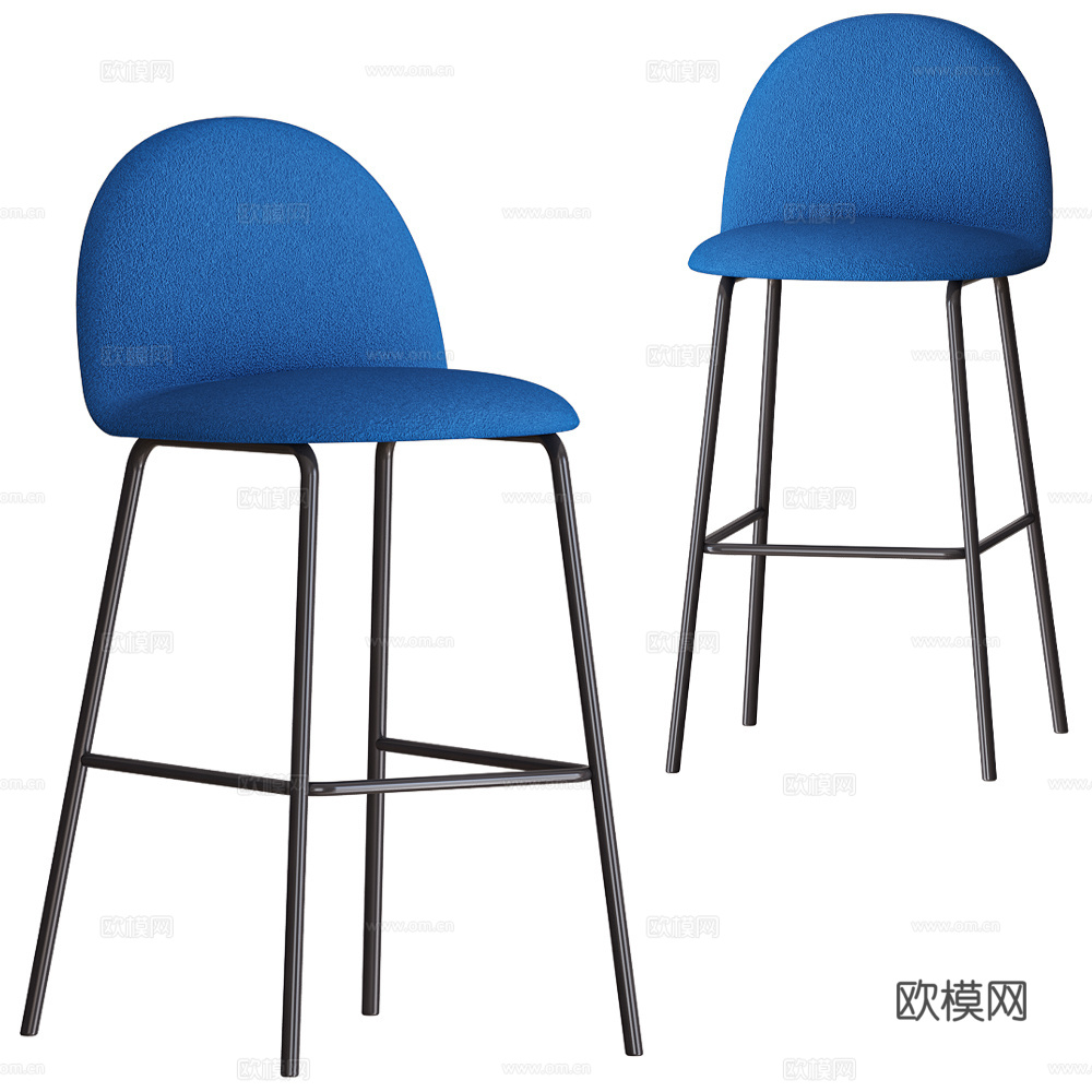 吧椅3d模型下载