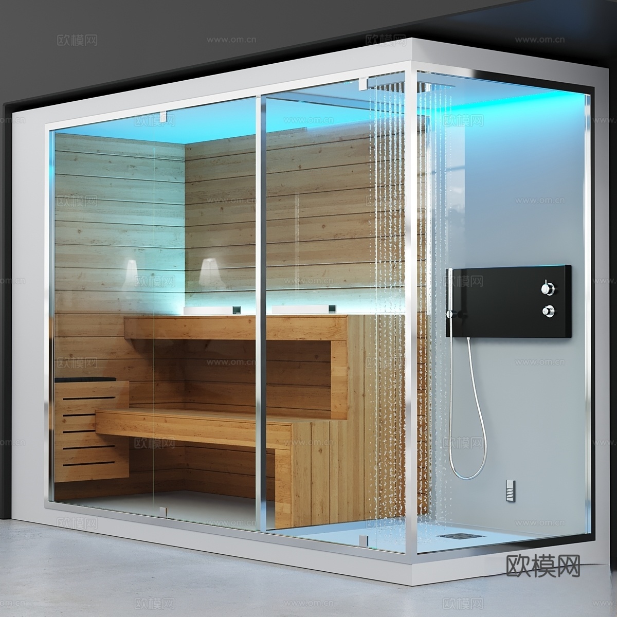 Gruppogeromin 蒸汽房 + 蒸汽浴室 Ethos3d模型下载
