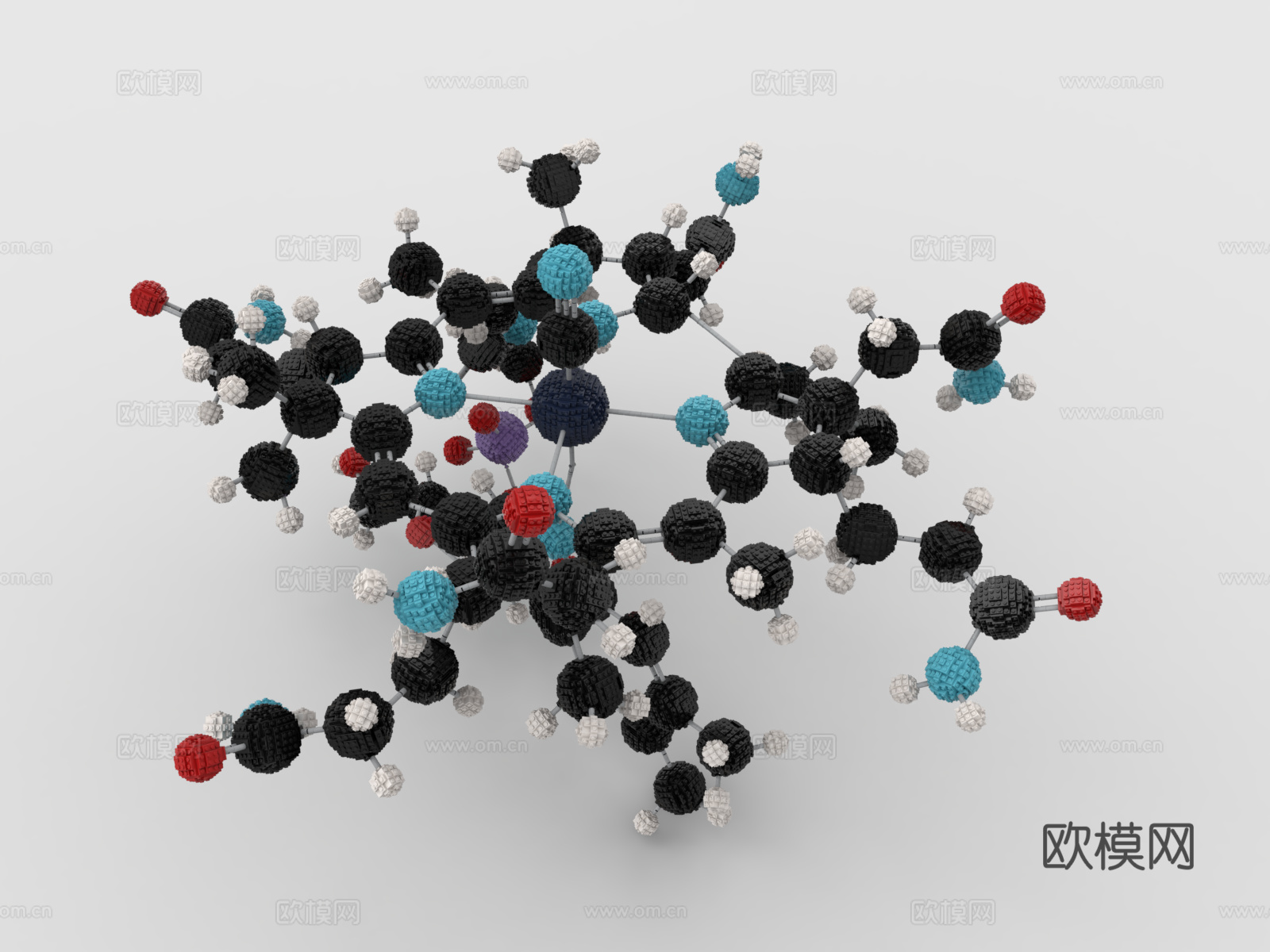 乐高 LEGO 玩具 积木 分子式 化学式 分子结构 化学结3d模型