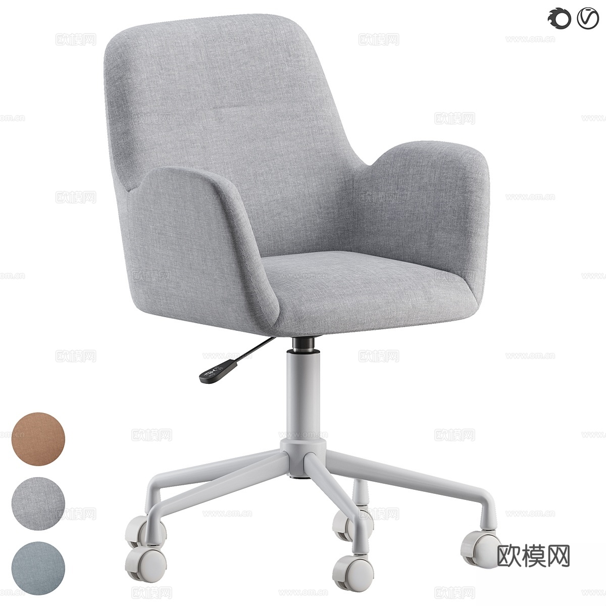 办公椅 Frey divan.ru3d模型