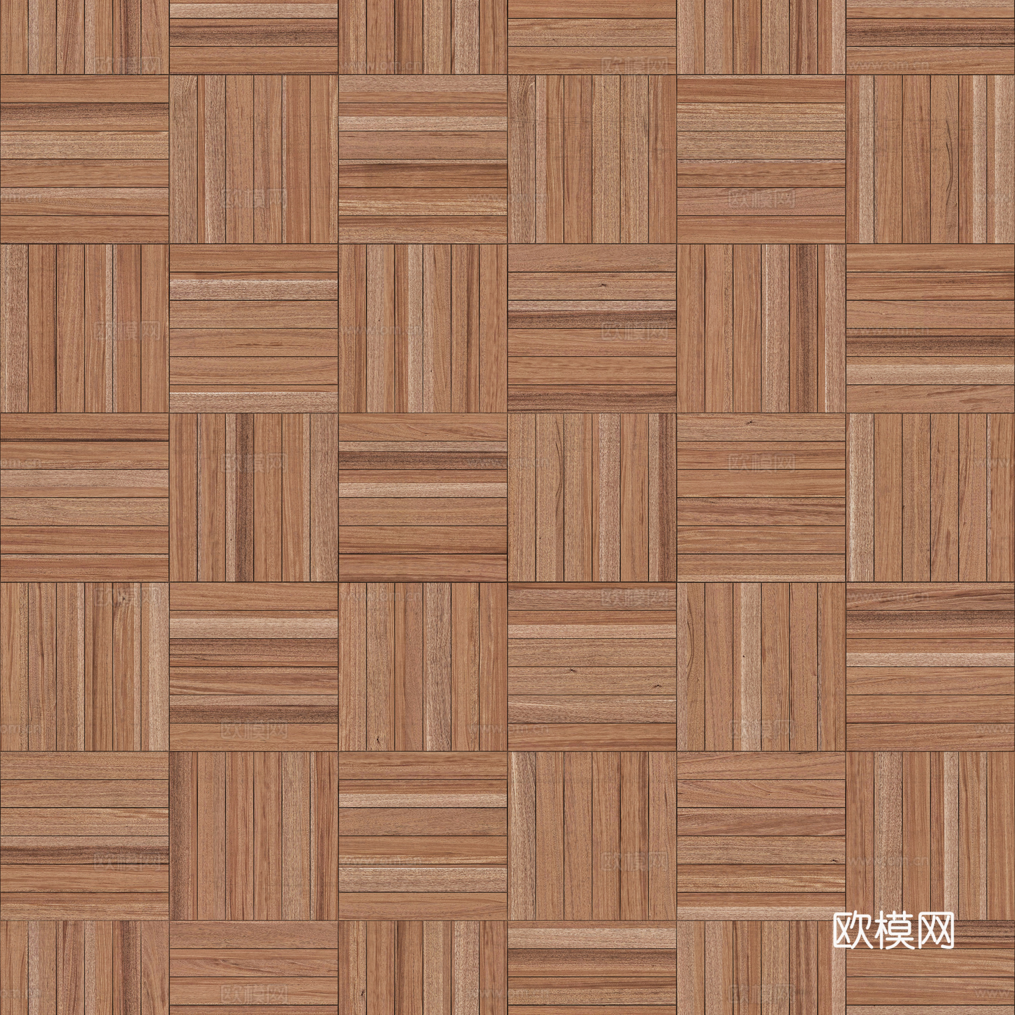 典雅胡桃木回字拼木地板