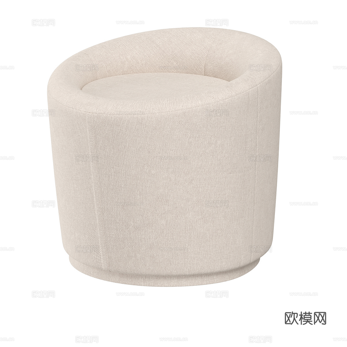 现代简约矮凳 矮凳 简约矮凳 凳子3d模型