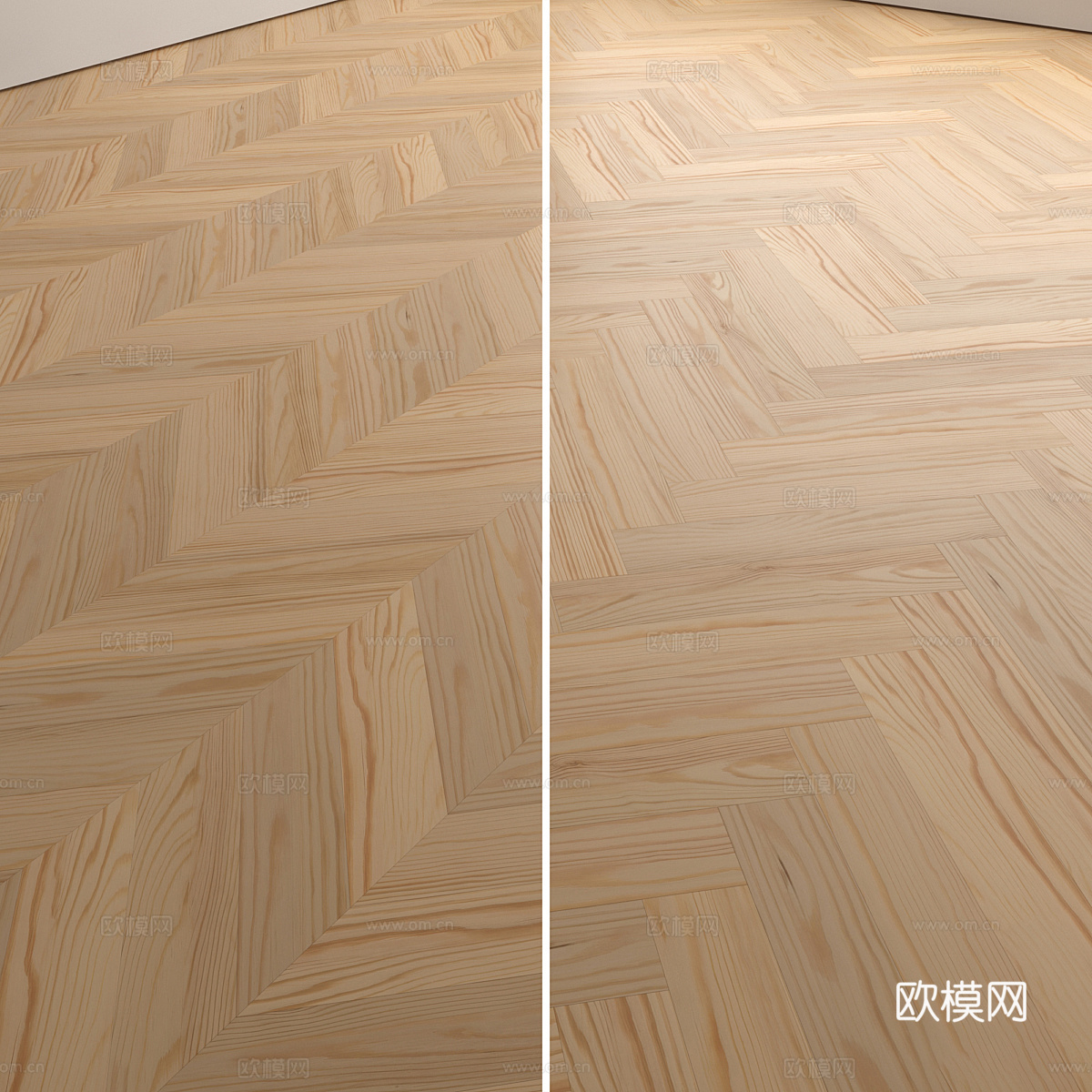 现代木地板材质3d模型