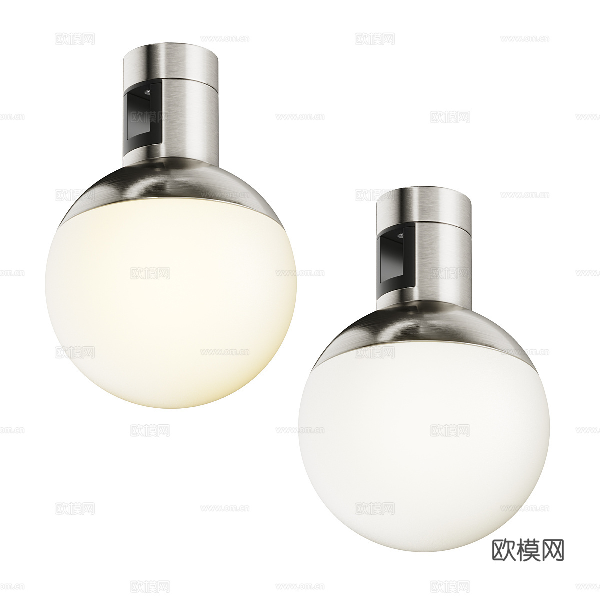 现代简约筒灯 射灯  展览筒灯 展览射灯 球形灯3d模型