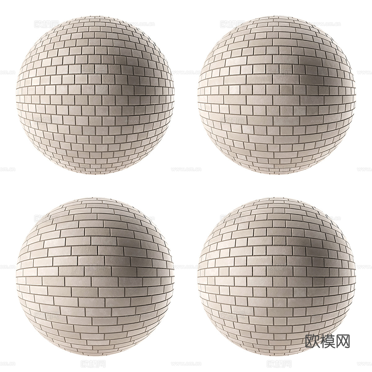 砖墙 砖块3d模型