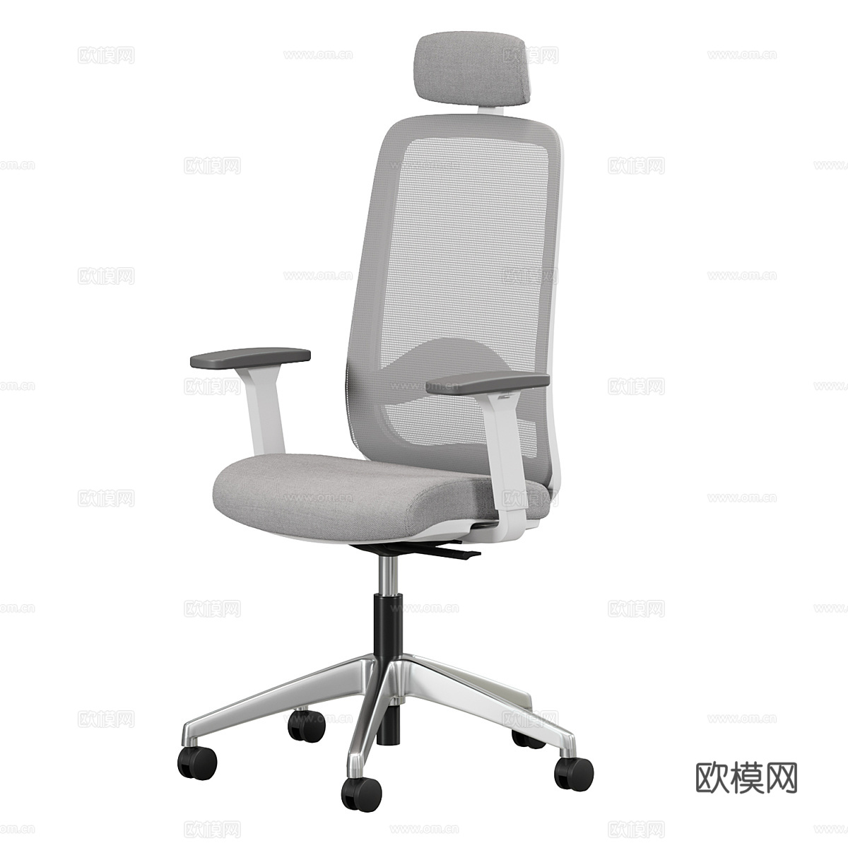现代简约办公椅 办公椅 简约办公椅子 休闲椅子3d模型