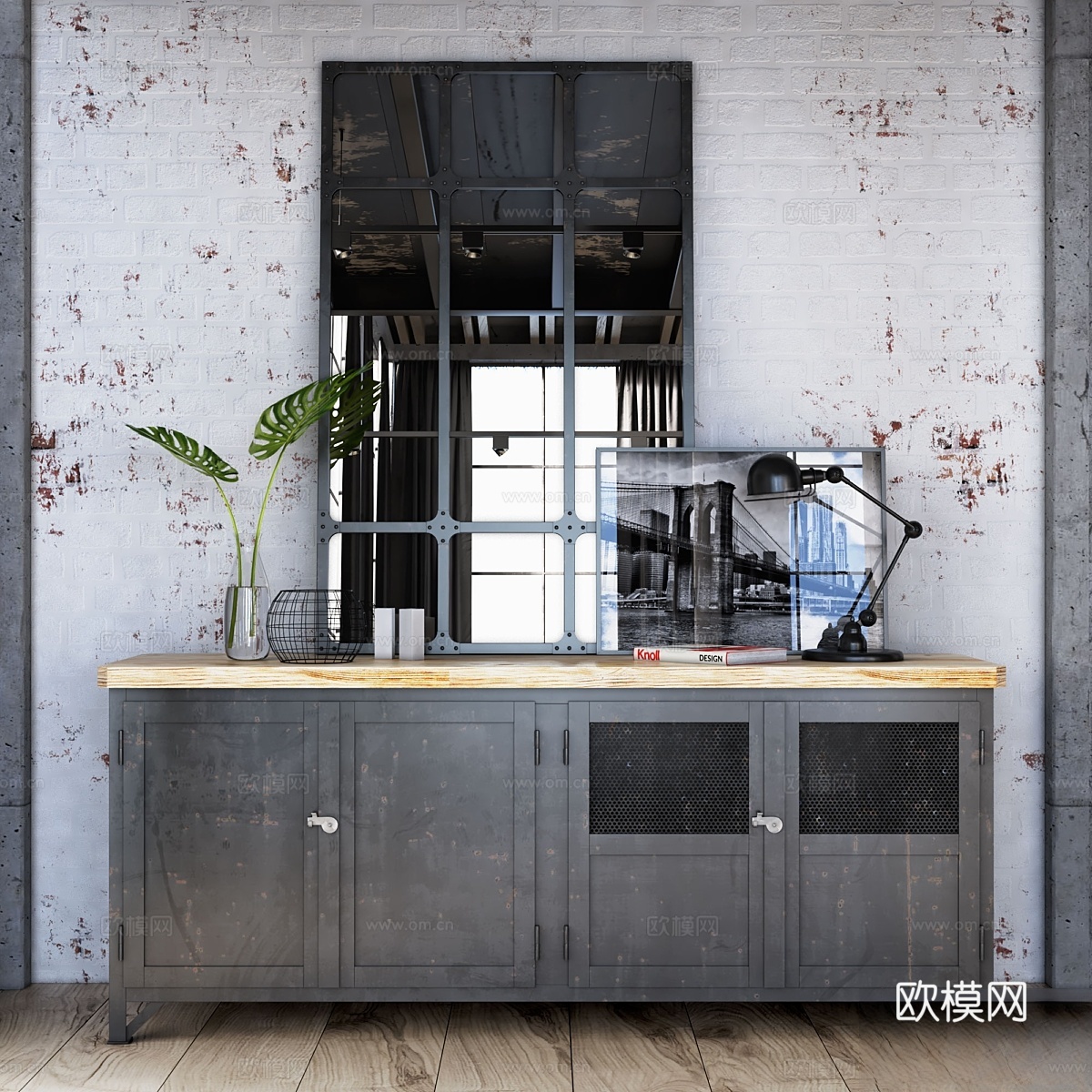 装饰套装LOFT- -参赛作品-3d模型