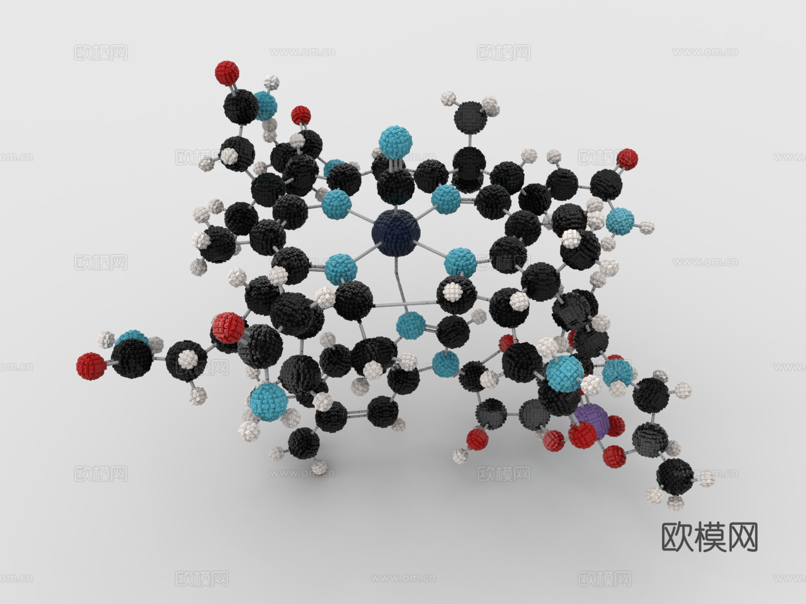 乐高 LEGO 玩具 积木 分子式 化学式 分子结构 化学结3d模型
