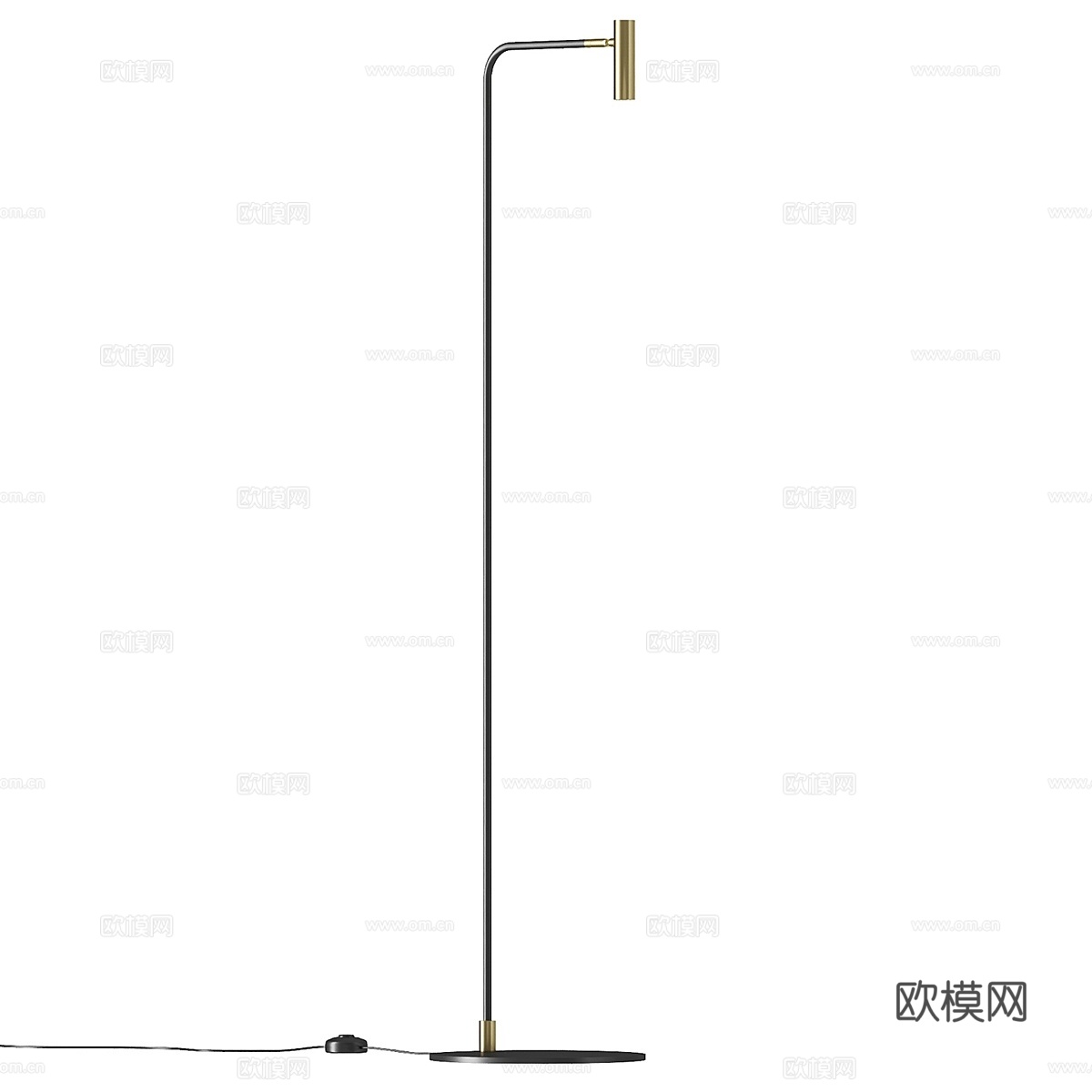 Maho落地灯，由Aromas设计3d模型