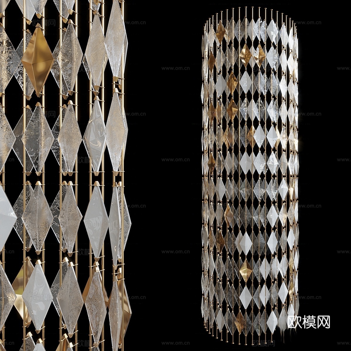 装饰隔断屏风 Vargov Design (半径)3d模型