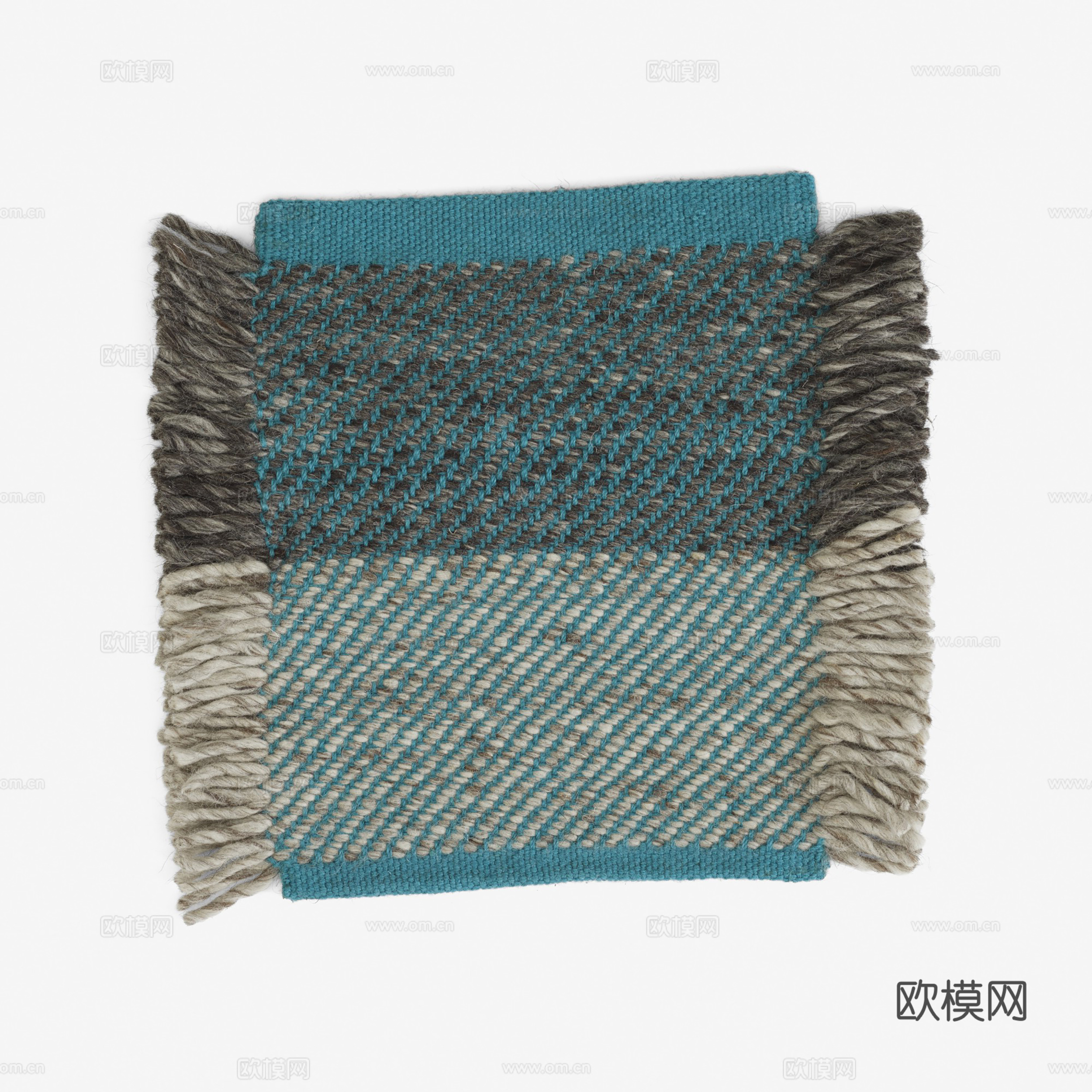 毛线针织布料  纺织地毯块毯 布料面料
