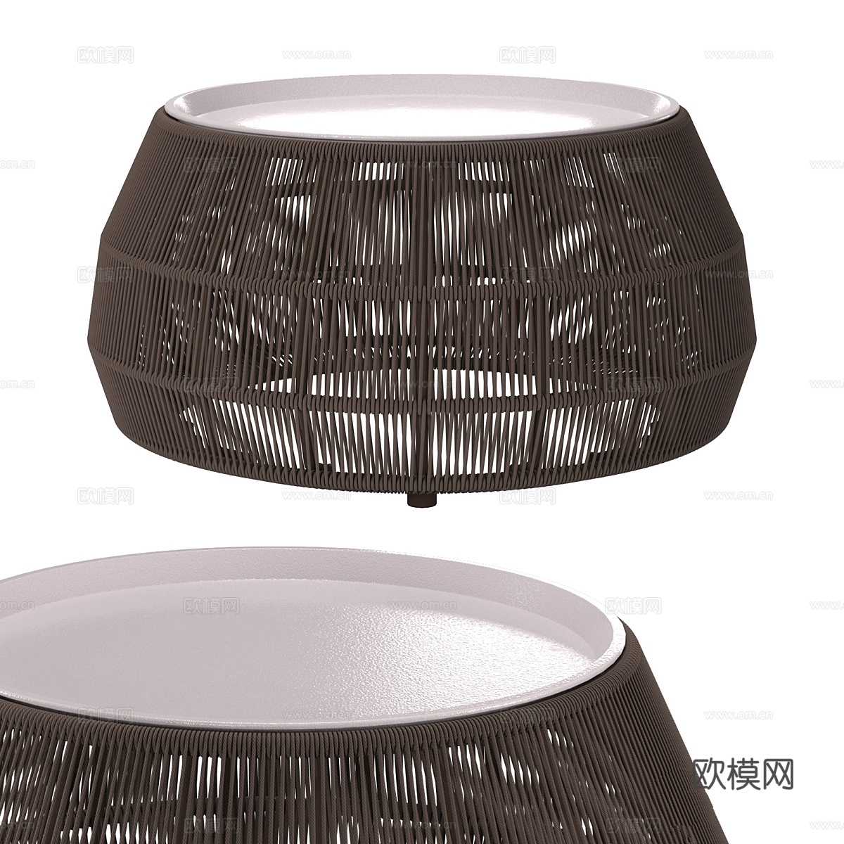 Canasta 13 B&amp;B 边桌3d模型
