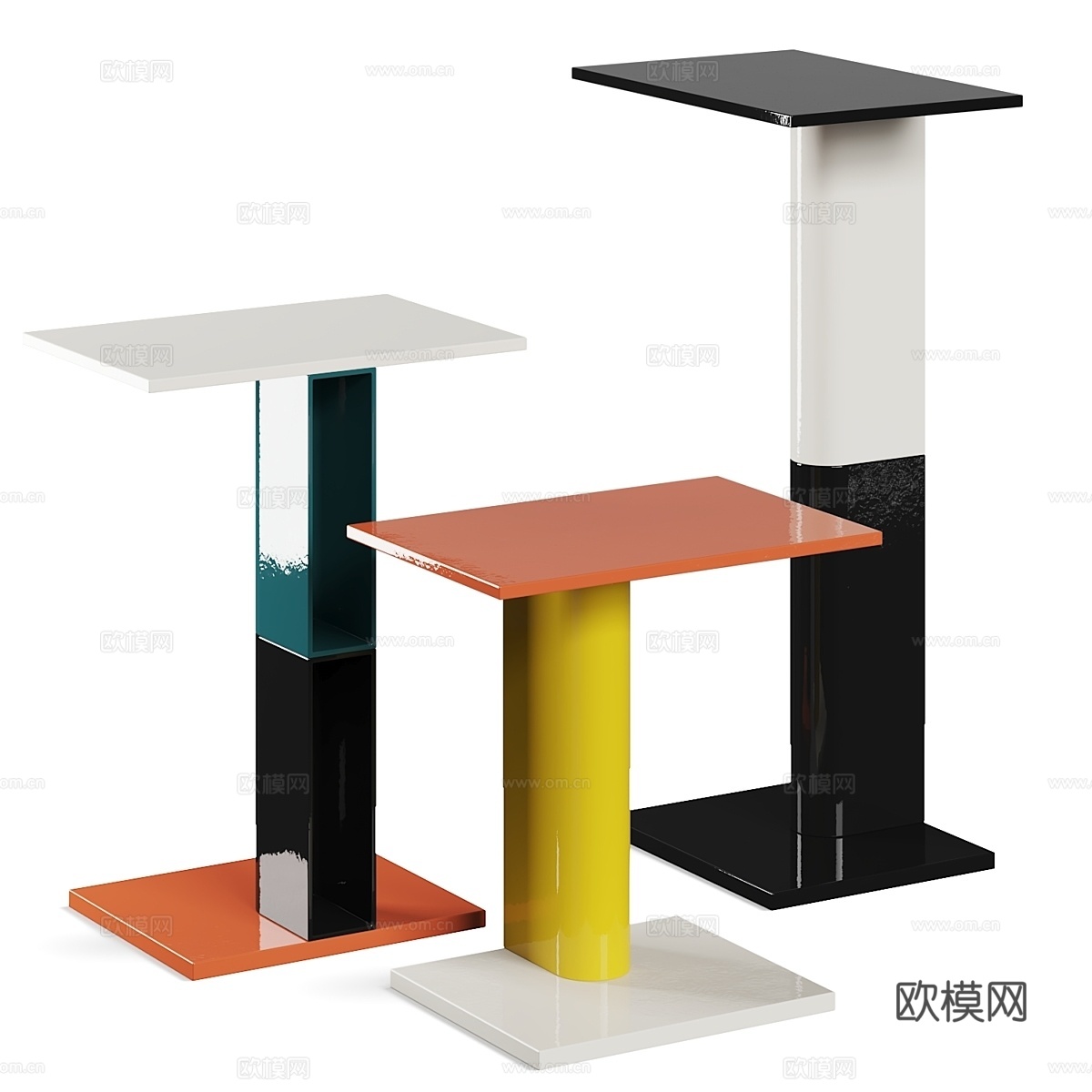 Mutina Rivington 咖啡桌3d模型