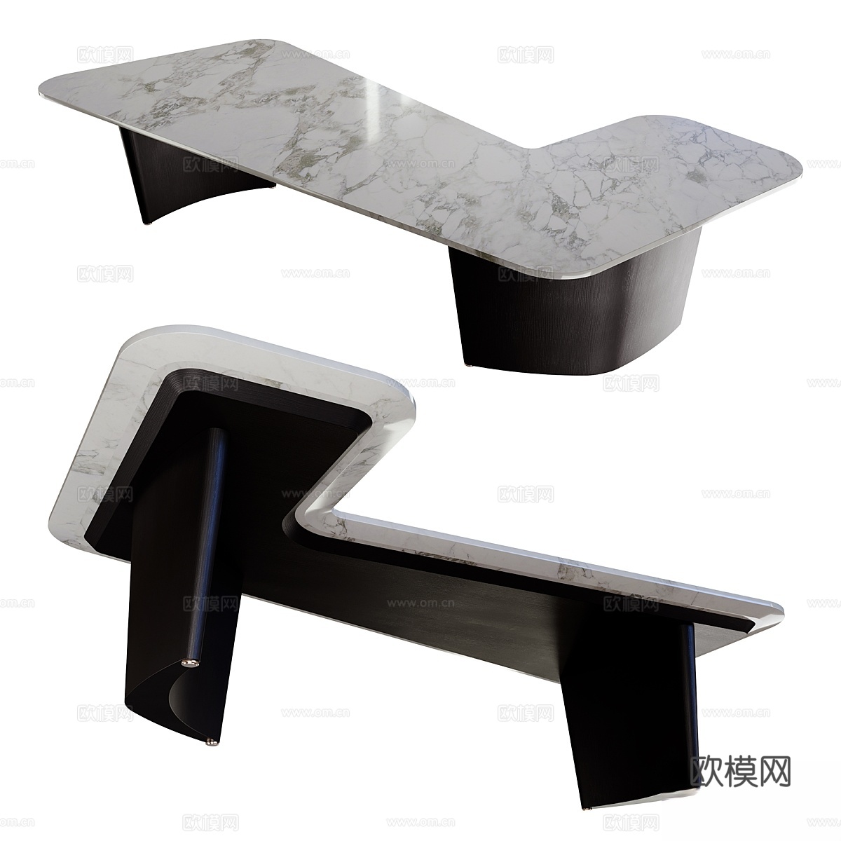 Minotti Song 角落置物台3d模型