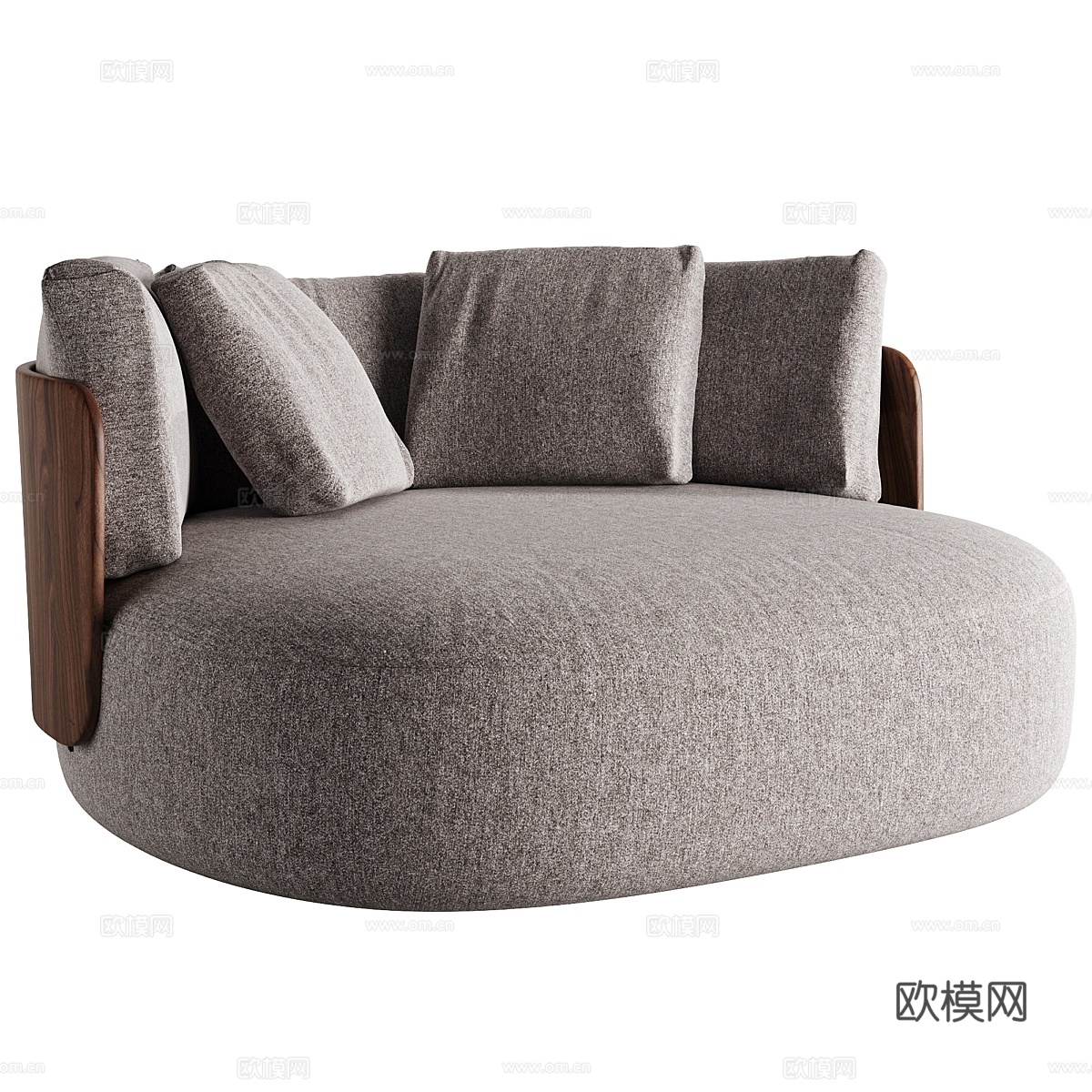 Porada Calin XL 休闲椅3d模型