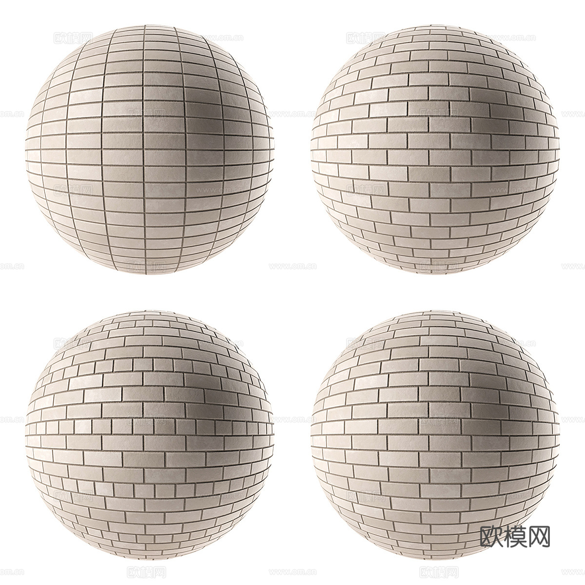 砖墙 砖块3d模型