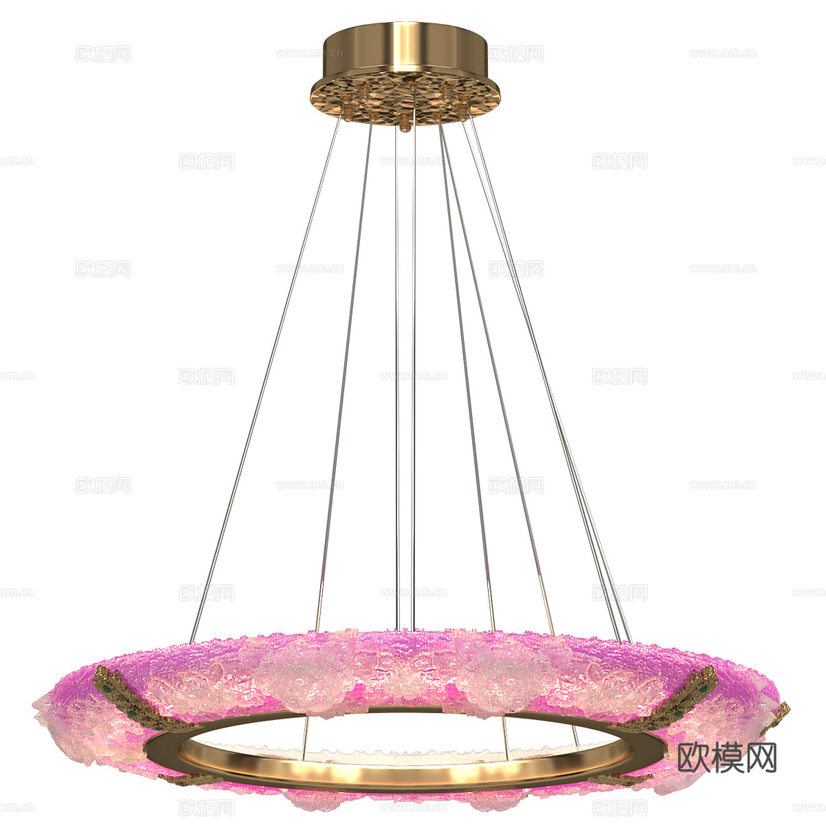 现代简约轻奢吊灯 吊灯 简约吊灯 玻璃吊灯 餐厅吊灯 灯3d模型
