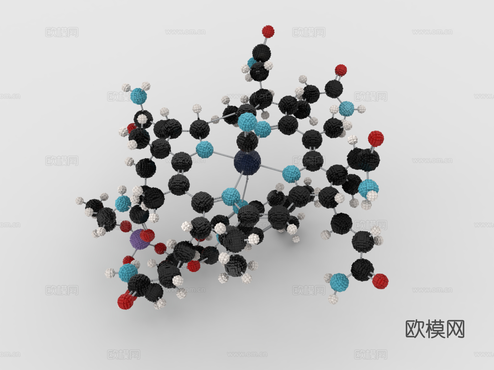 乐高 LEGO 玩具 积木 分子式 化学式 分子结构 化学结3d模型