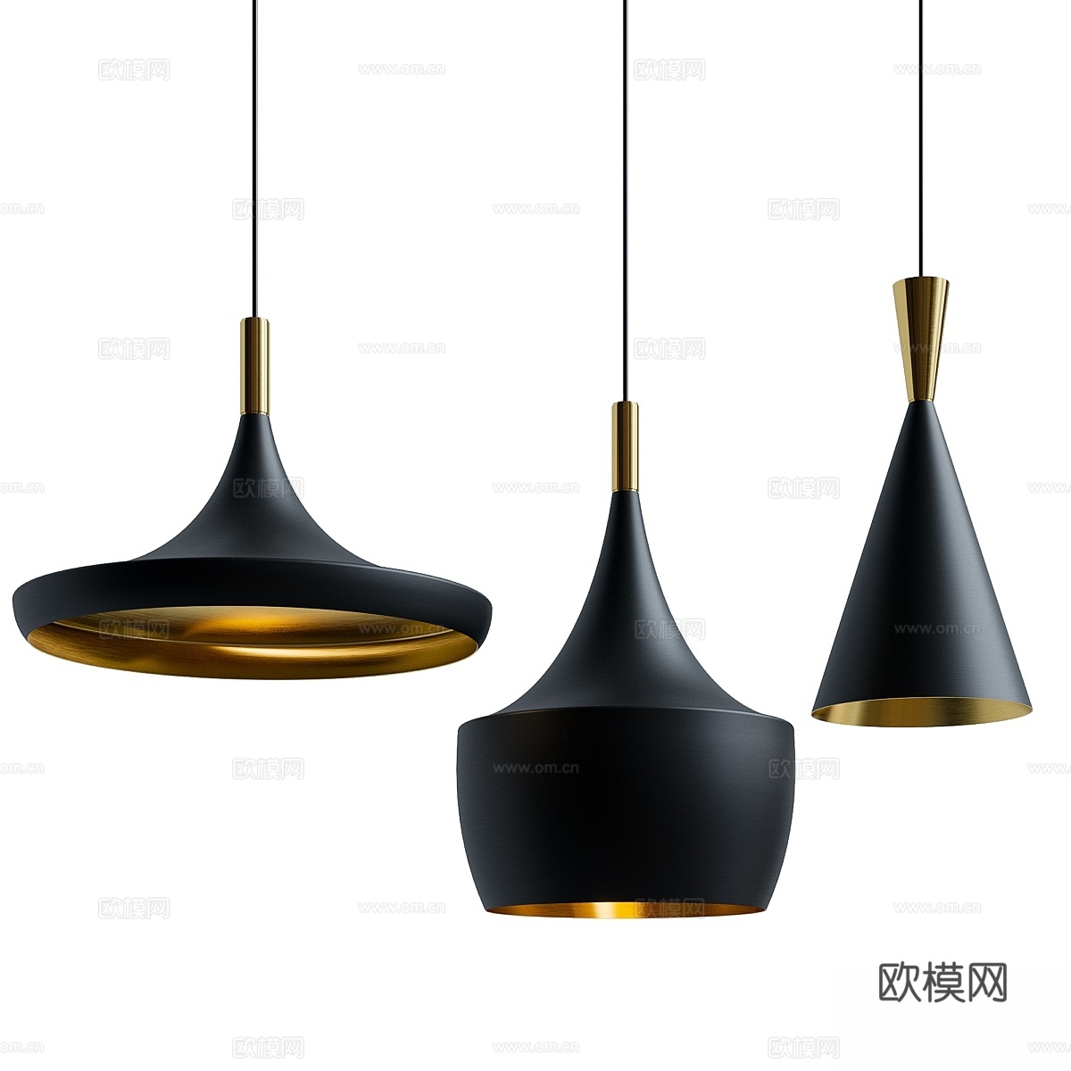 吊灯套装3d模型