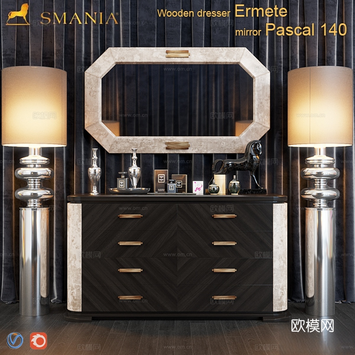 Smania Ermete + Pascal 1403d模型
