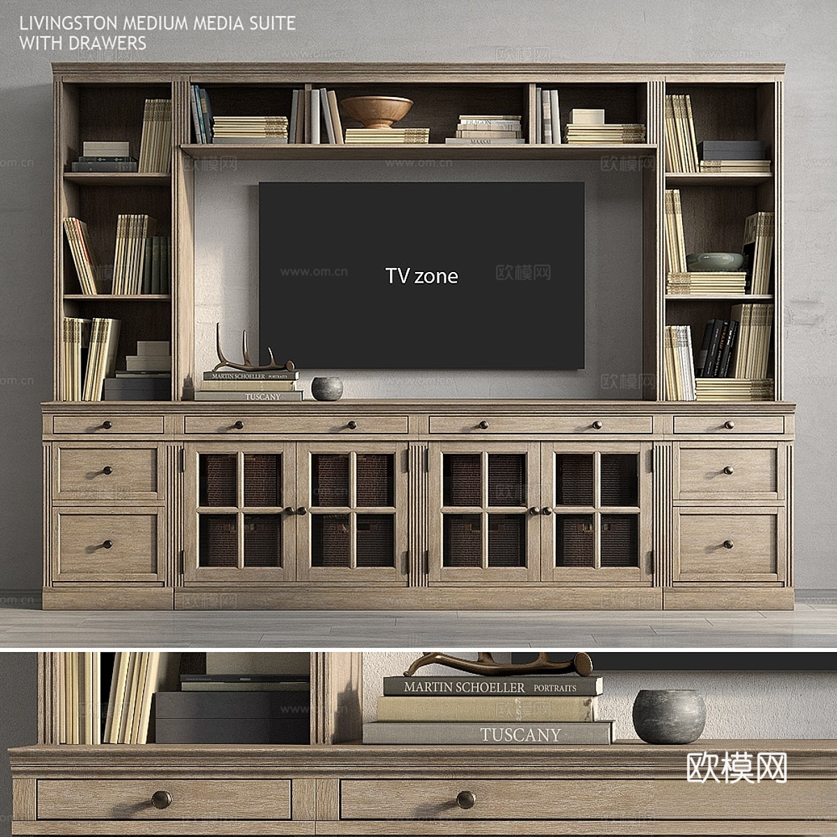 Pottery Barn LIVINGSTON MEDIUM3d模型